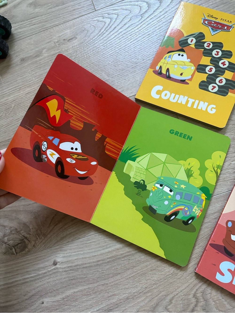 Disney Pixar Cars Set of 4 Learning Board Books Colors Shapes Counting - Picture 2 of 3